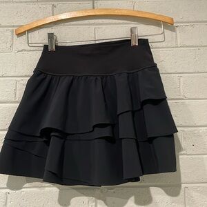 Black ruffle skort from Offline by Aerie
